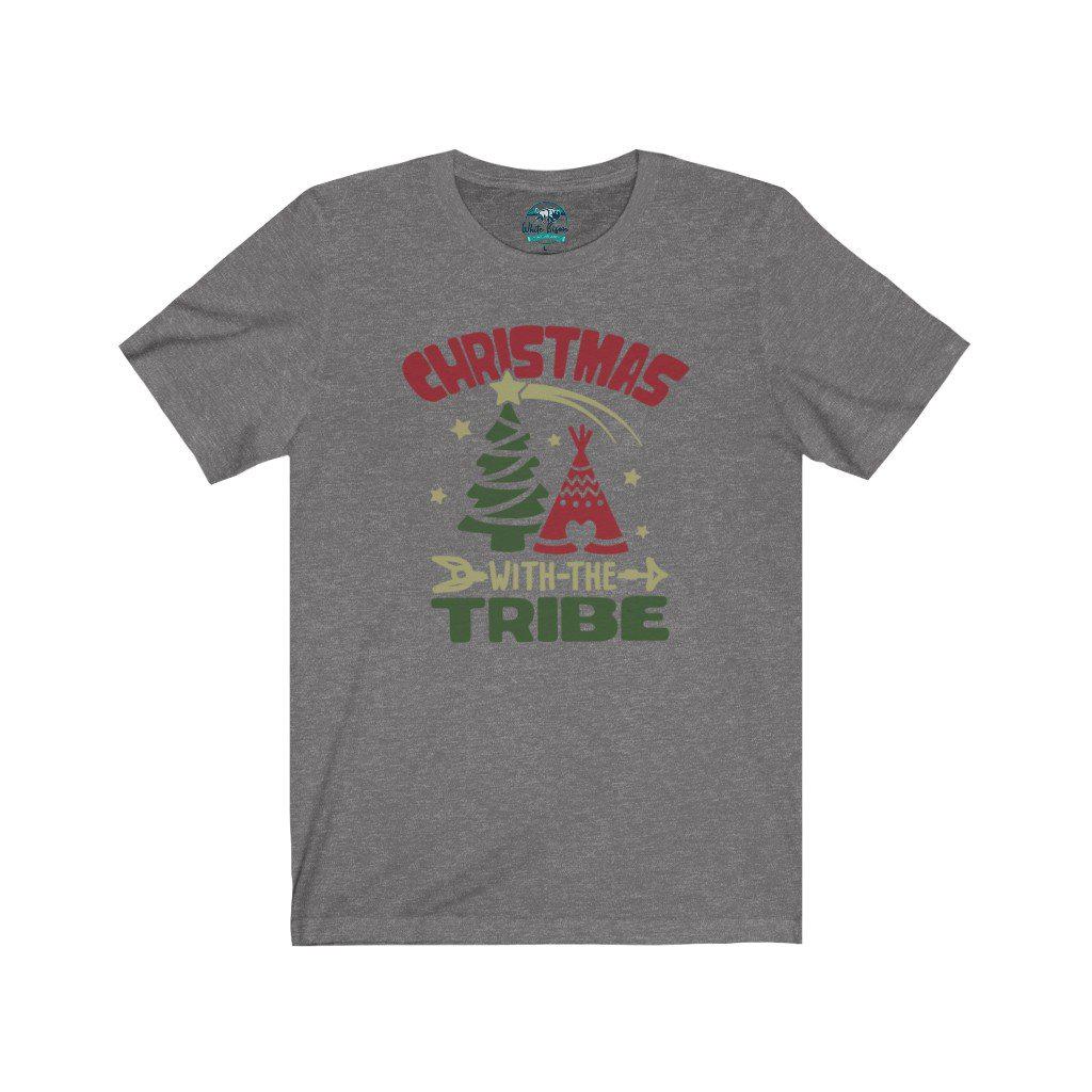 Christmas With the Tribe Tee - White Bison Native Art