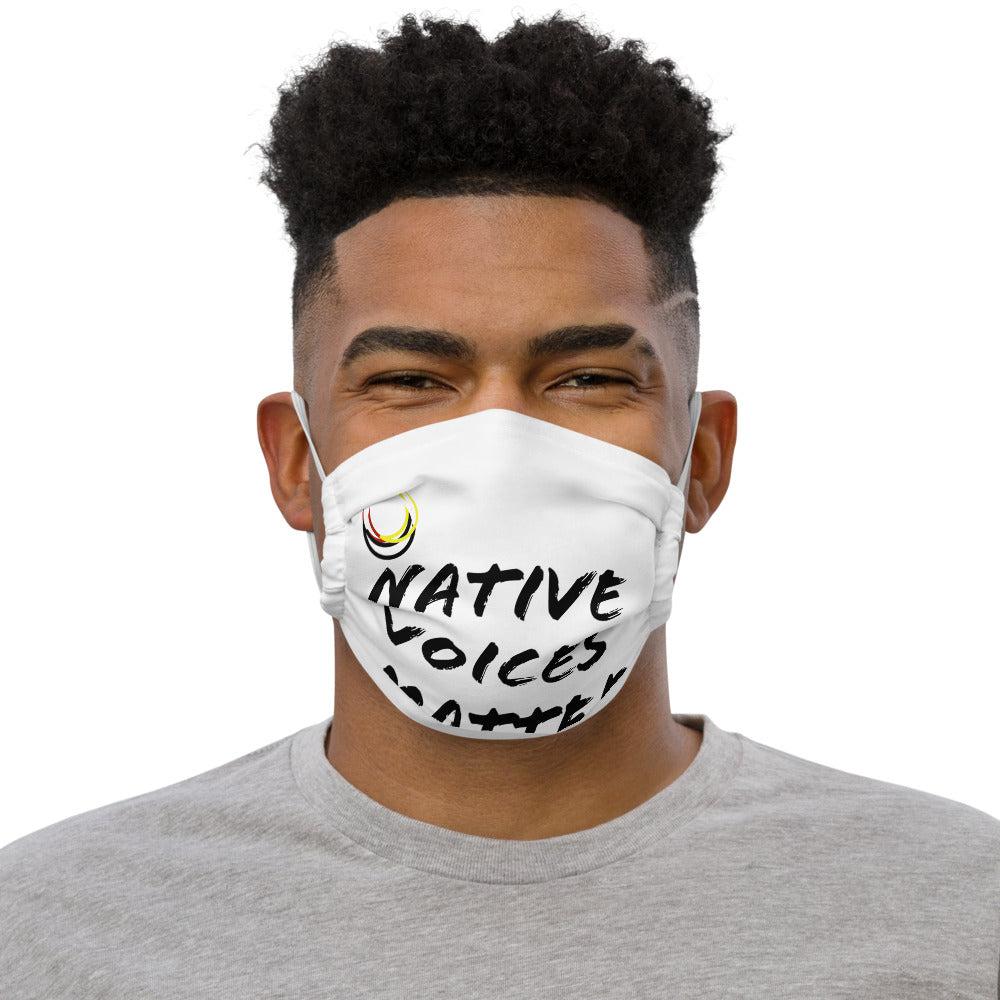 Native Voices Matter Premium face mask