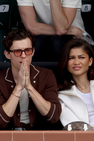 Zendaya Takes Her Baroque Bob (And Her Boyfriend) To The Tennis